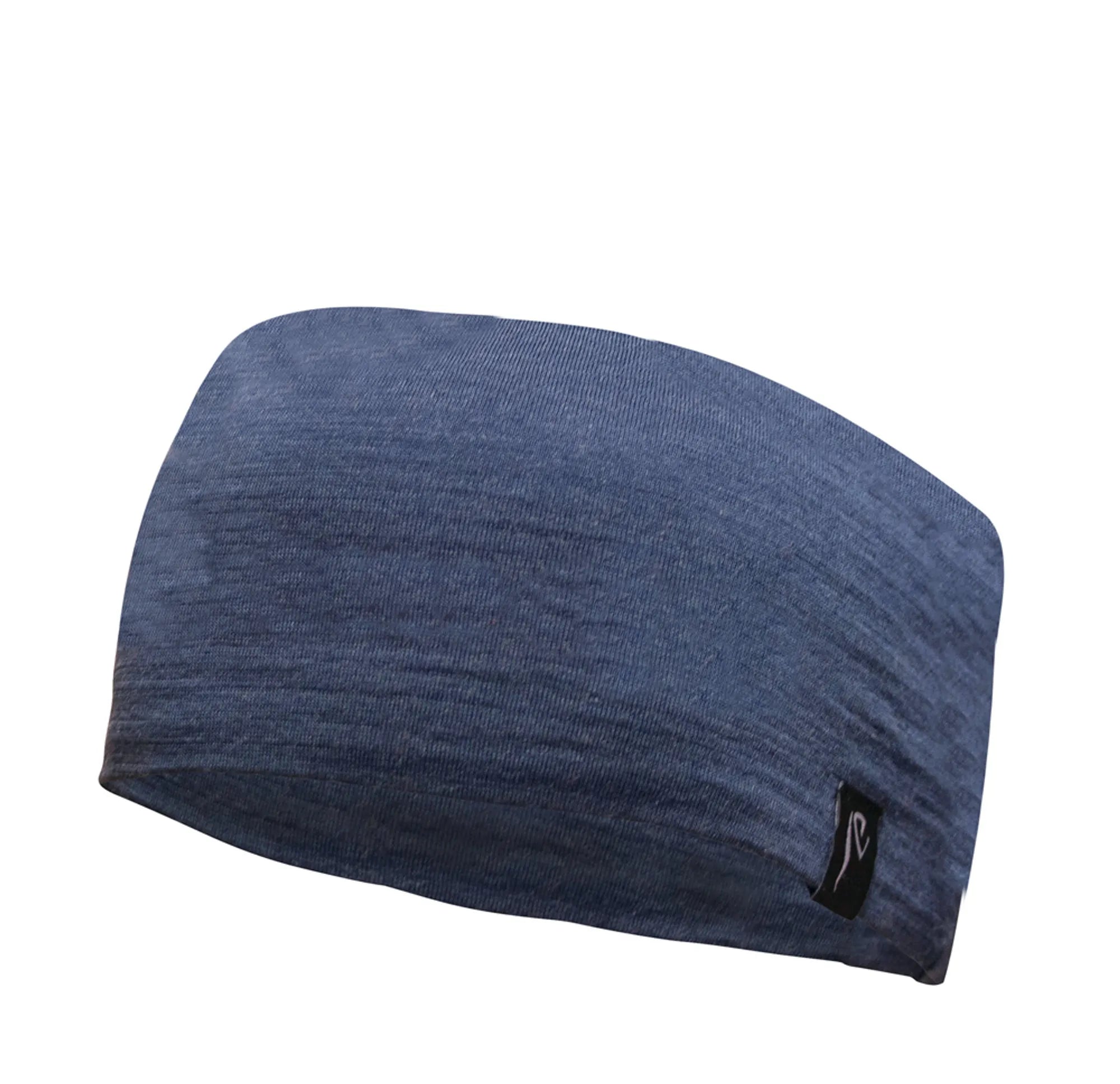 UNDERWOOL HEADBAND 100% EXTRA FINE MERINOULL — STEELBLUE - Ivanhoe of Sweden
