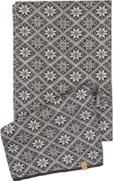 FREYA SCARF — GRAPHITE MARL