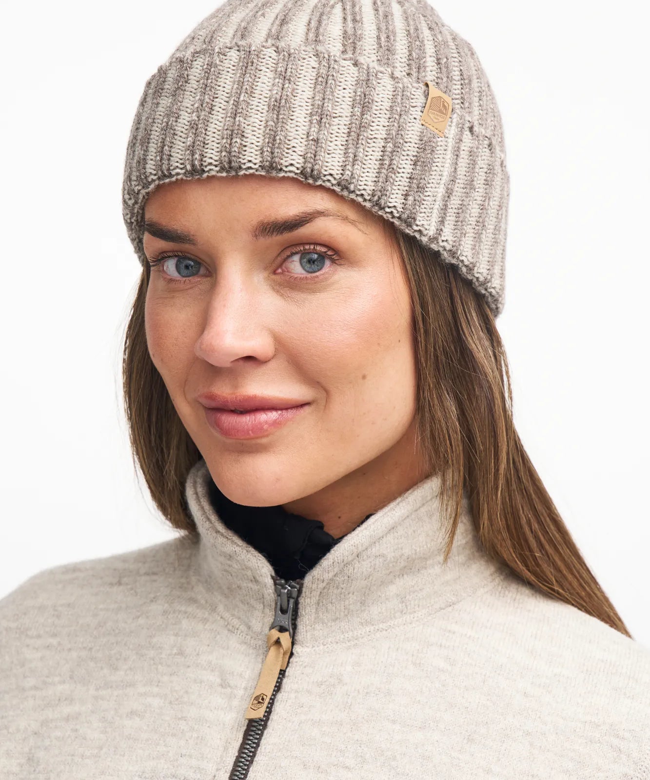 NLS RIB HAT, 100% OFÄRGAD ULL — BIRCH - Ivanhoe of Sweden