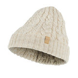 NLS CABLE HAT, 100% UNDYED WOOL — BIRCH