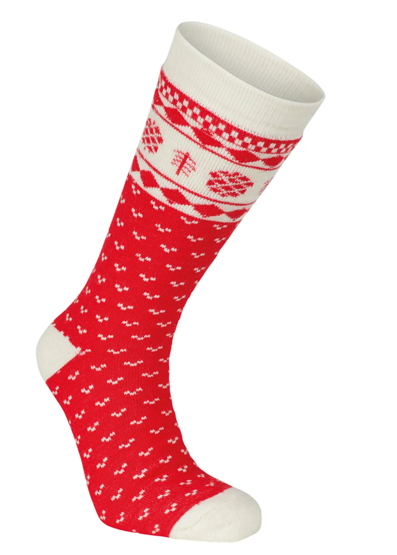 WOOL SOCK FOLKLORE — CHILLI RED - Ivanhoe of Sweden