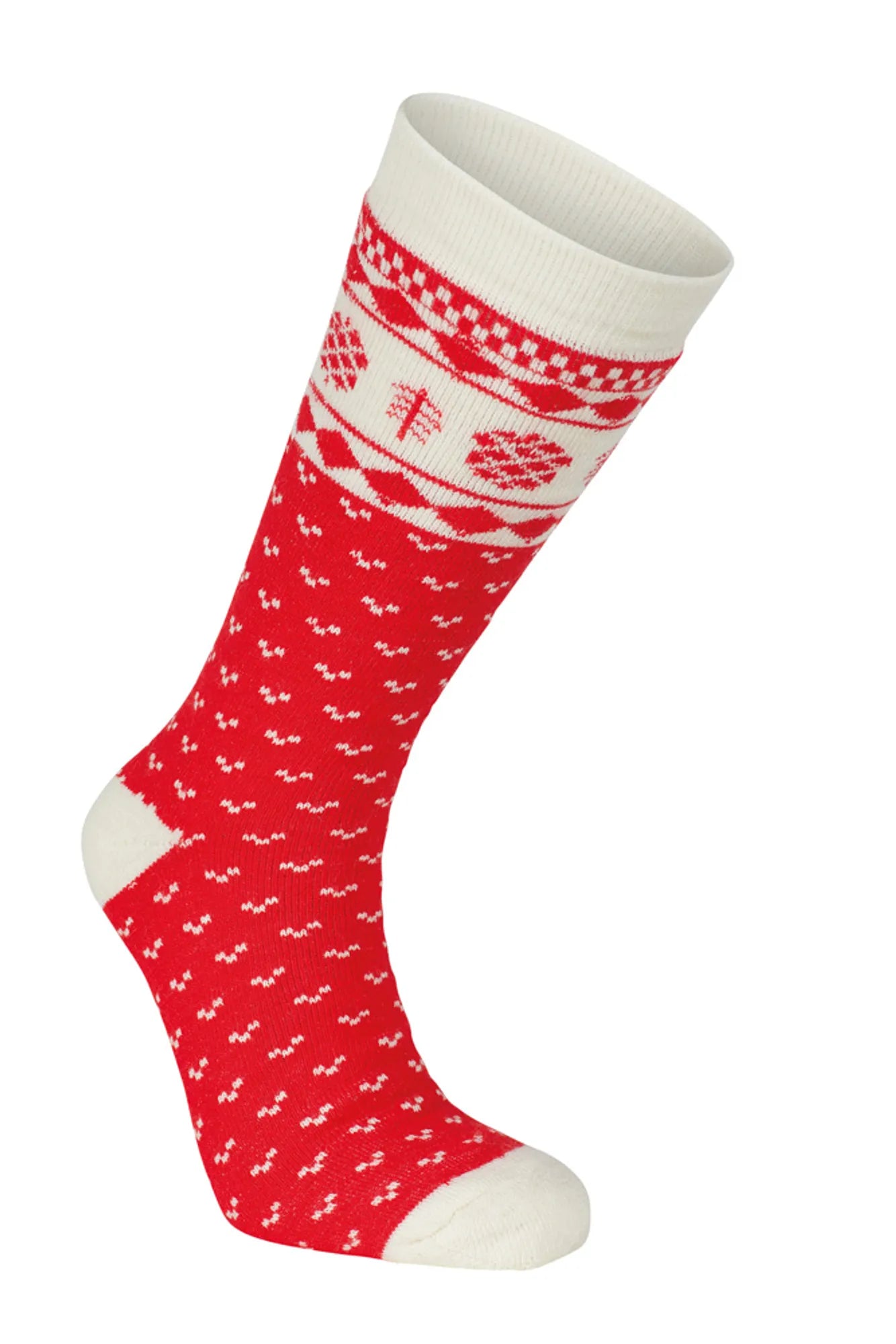 WOOL SOCK FOLKLORE — CHILLI RED - Ivanhoe of Sweden