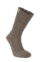 NLS RAG SOCK, 100% UNGEFÄRBTE WOLLE — NUTMEG