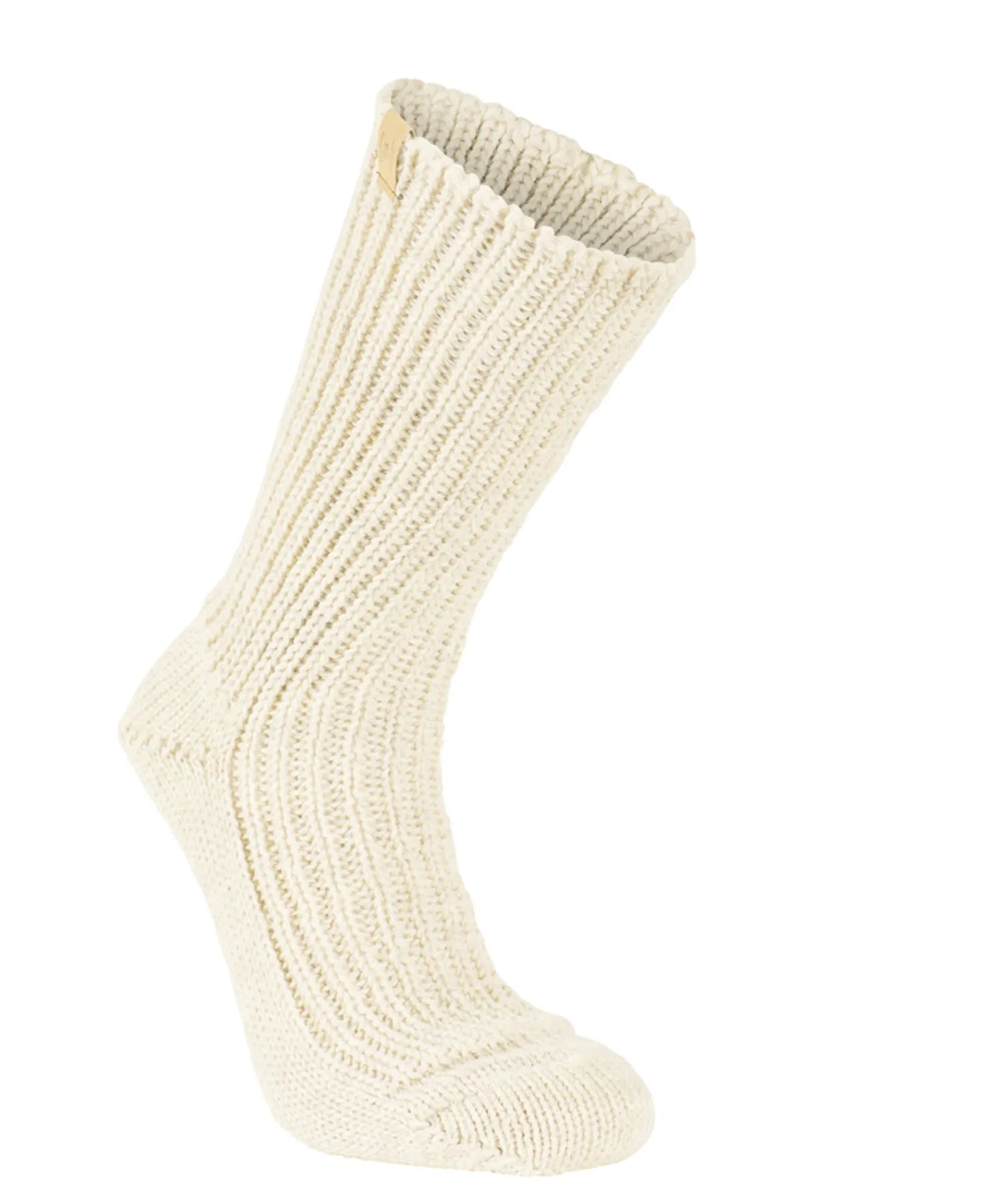 NLS RAG SOCK, 100% OFÄRGAD ULL — NATURMELANGE - Ivanhoe of Sweden