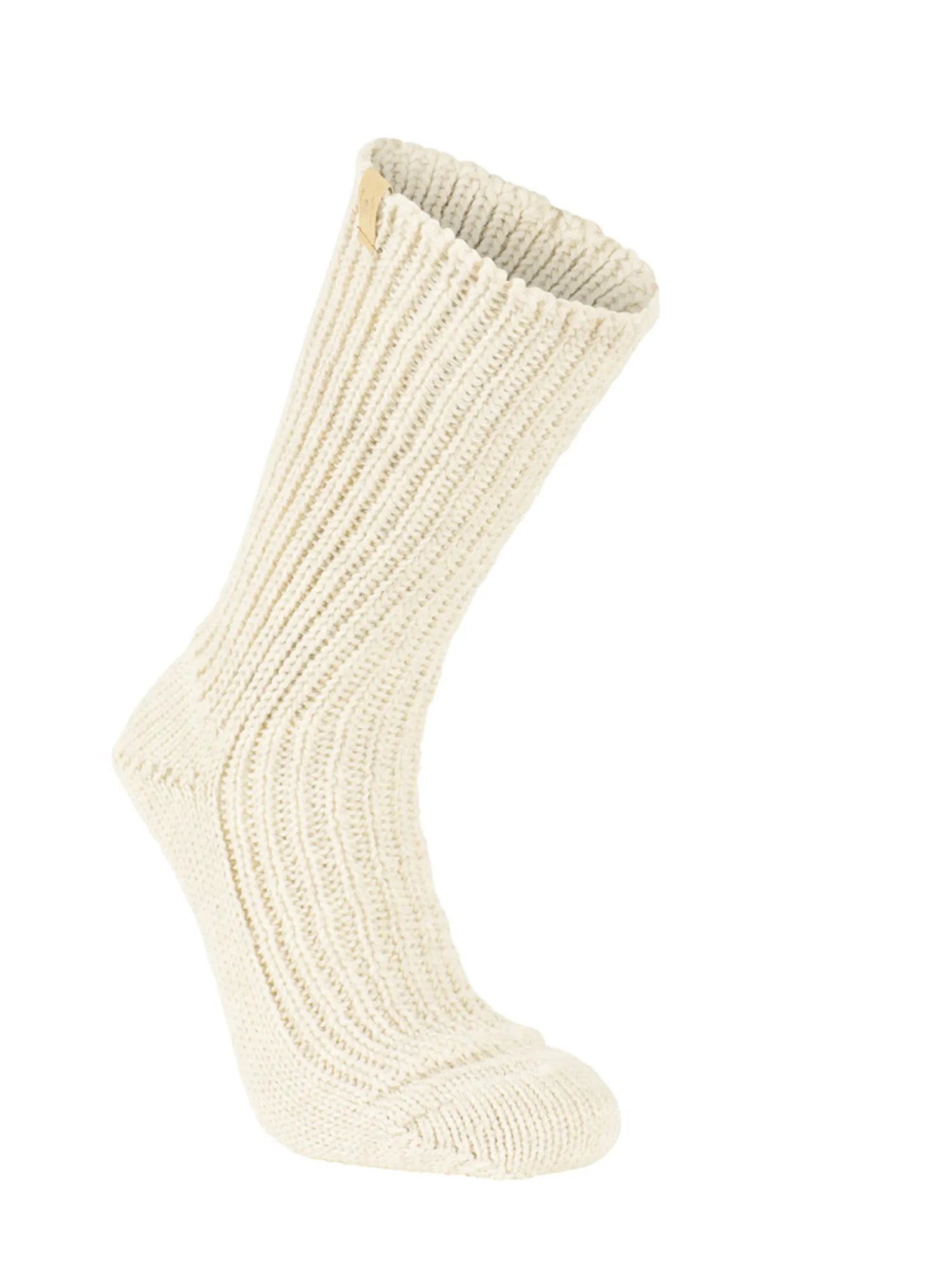 NLS RAG SOCK, 100% OFÄRGAD ULL — NATURMELANGE - Ivanhoe of Sweden