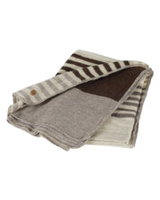 RANDIG ULLPLÄD I 100% OFÄRGAD ULL – NLS BLANKET STRIPE — MULTI - Ivanhoe of Sweden