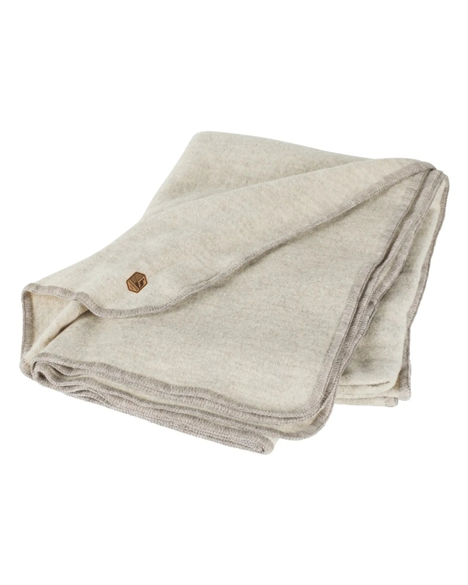 ULLPLÄD I 100% OFÄRGAD ULL – NLS BLANKET SOLID — BIRCH - Ivanhoe of Sweden