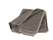 ULLPLÄD I 100% OFÄRGAD ULL – NLS BLANKET SOLID — NUTMEG - Ivanhoe of Sweden