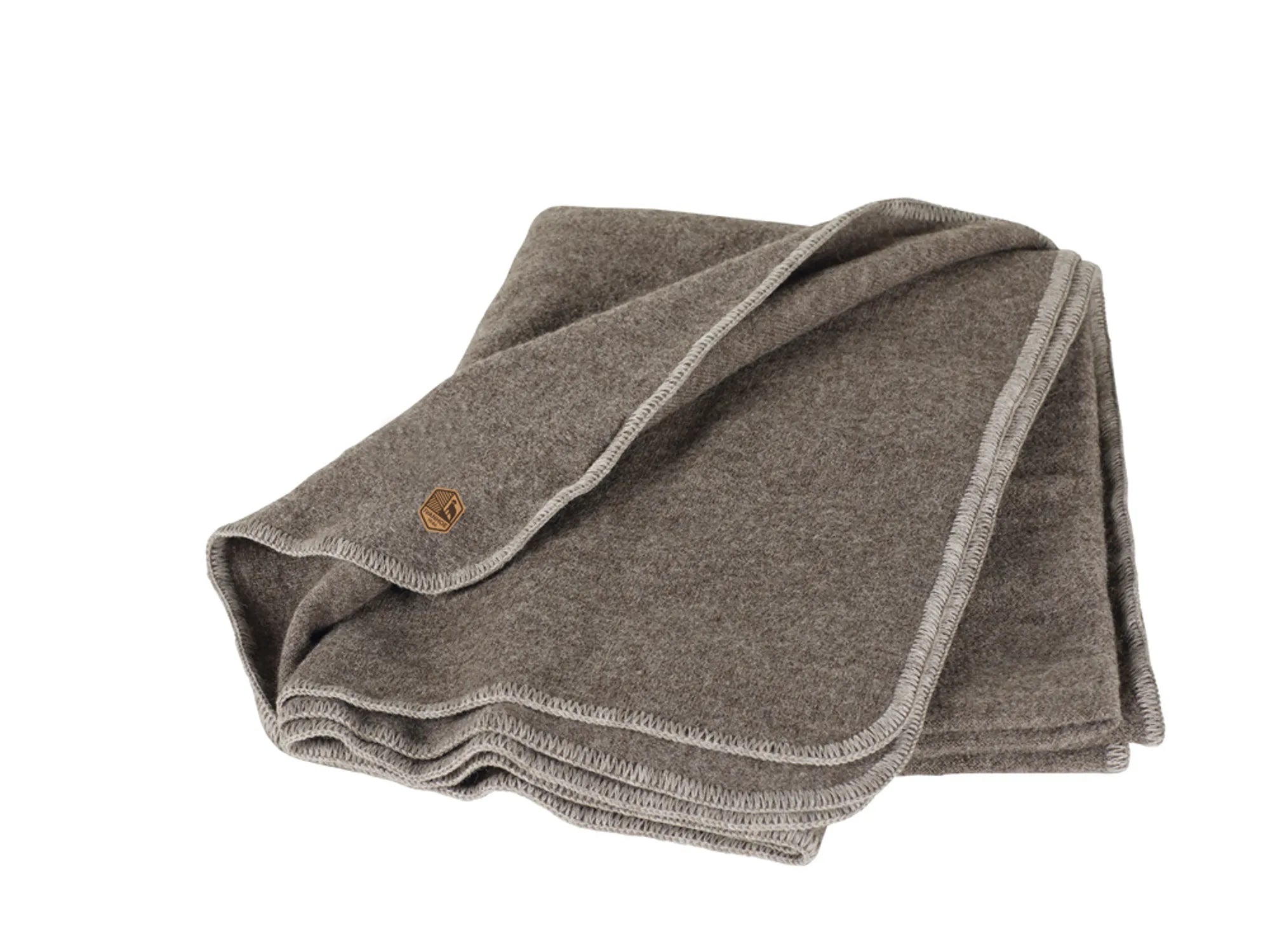 ULLPLÄD I 100% OFÄRGAD ULL – NLS BLANKET SOLID — NUTMEG - Ivanhoe of Sweden