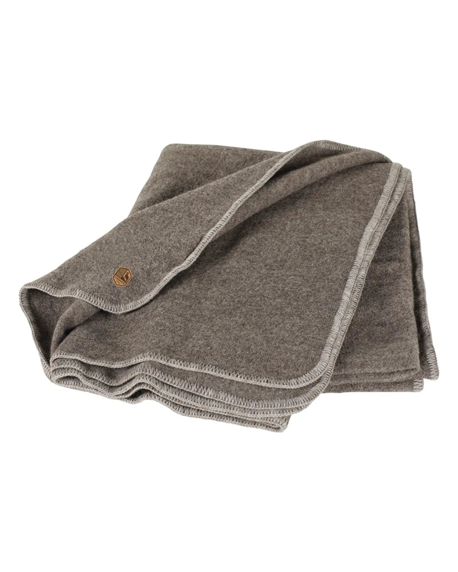 ULLPLÄD I 100% OFÄRGAD ULL – NLS BLANKET SOLID — NUTMEG - Ivanhoe of Sweden