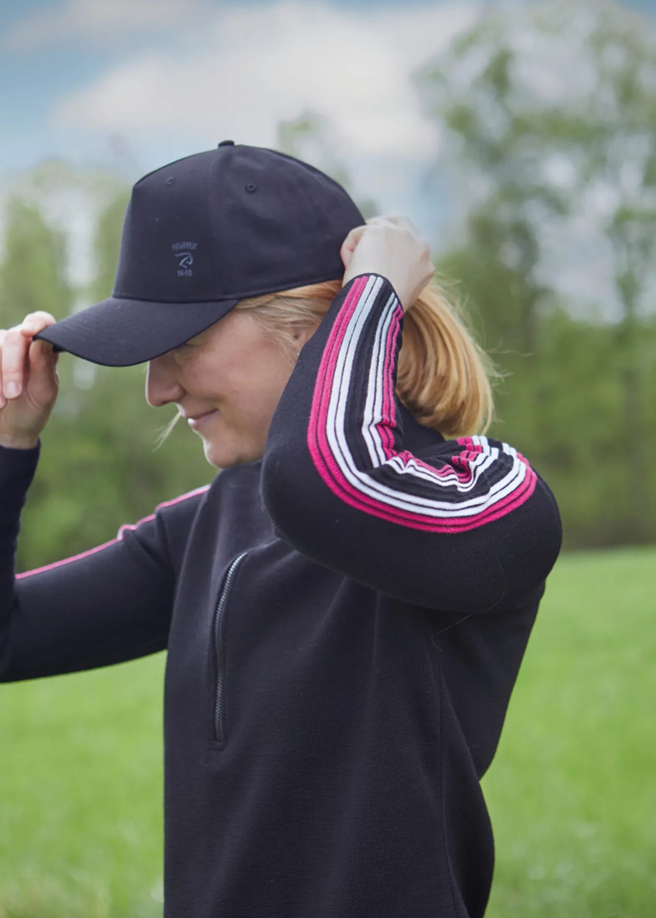 LINDSEY HALF ZIP — PURPLE - Ivanhoe of Sweden