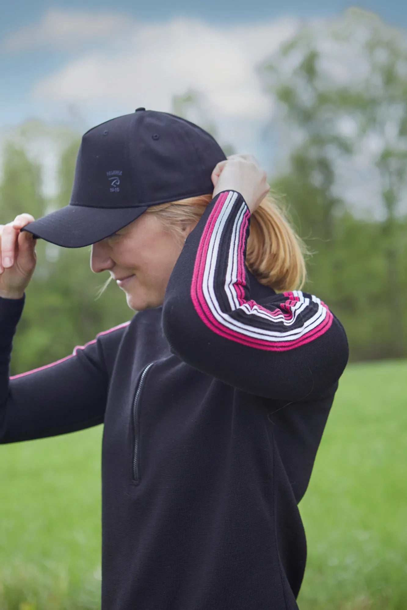LINDSEY HALF ZIP — PURPLE - Ivanhoe of Sweden