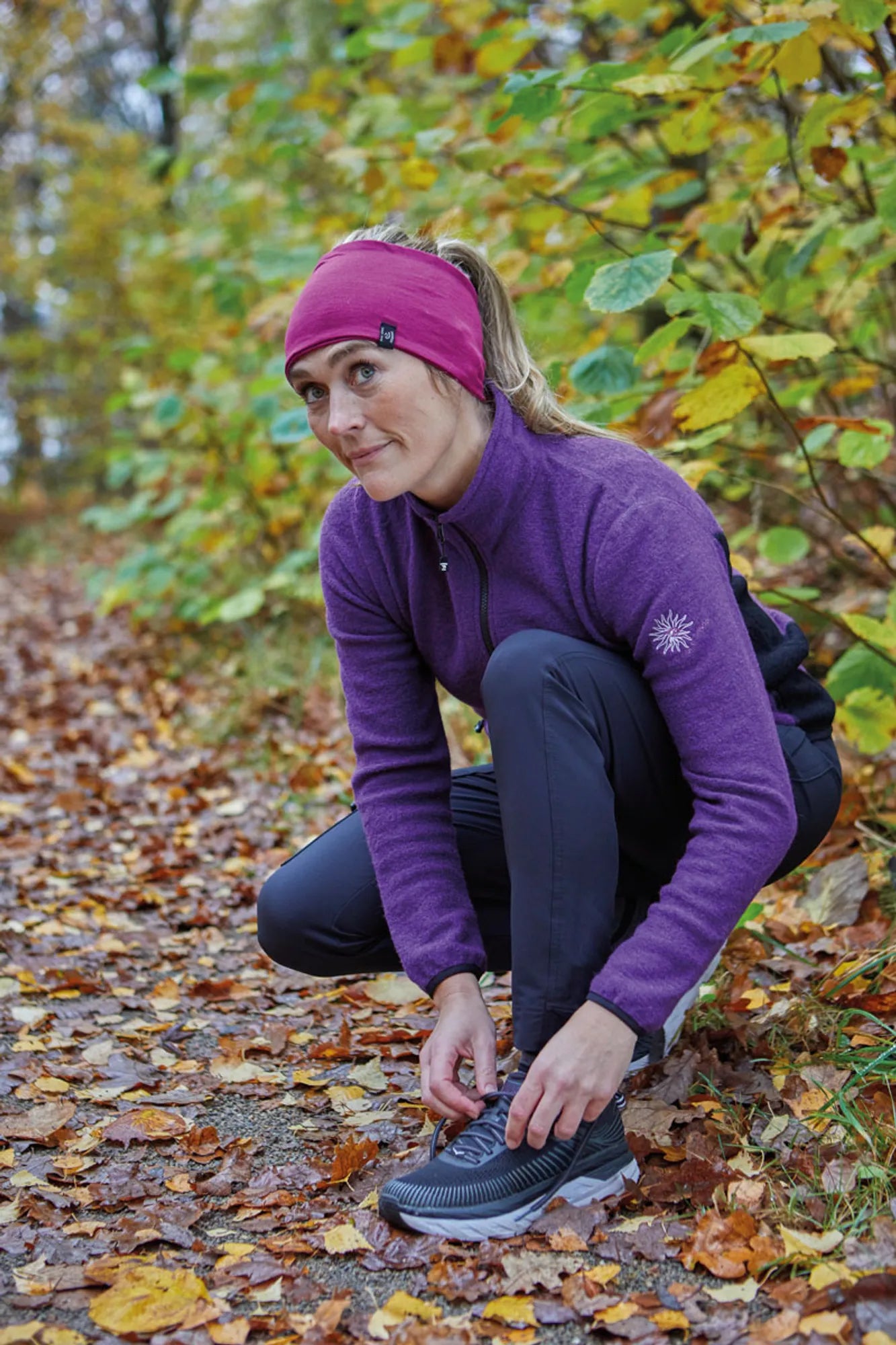MILA FULL ZIP, 98% ULL — RED CABBAGE - Ivanhoe of Sweden