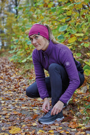 MILA FULL ZIP, 98% ULL — RED CABBAGE - Ivanhoe of Sweden