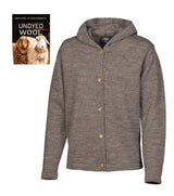 NLS MARIGOLD, 100% UNDYED WOOL  — NUTMEG