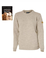 NLS PETAL FEMALE, 100% UNDYED WOOL   — BIRCH