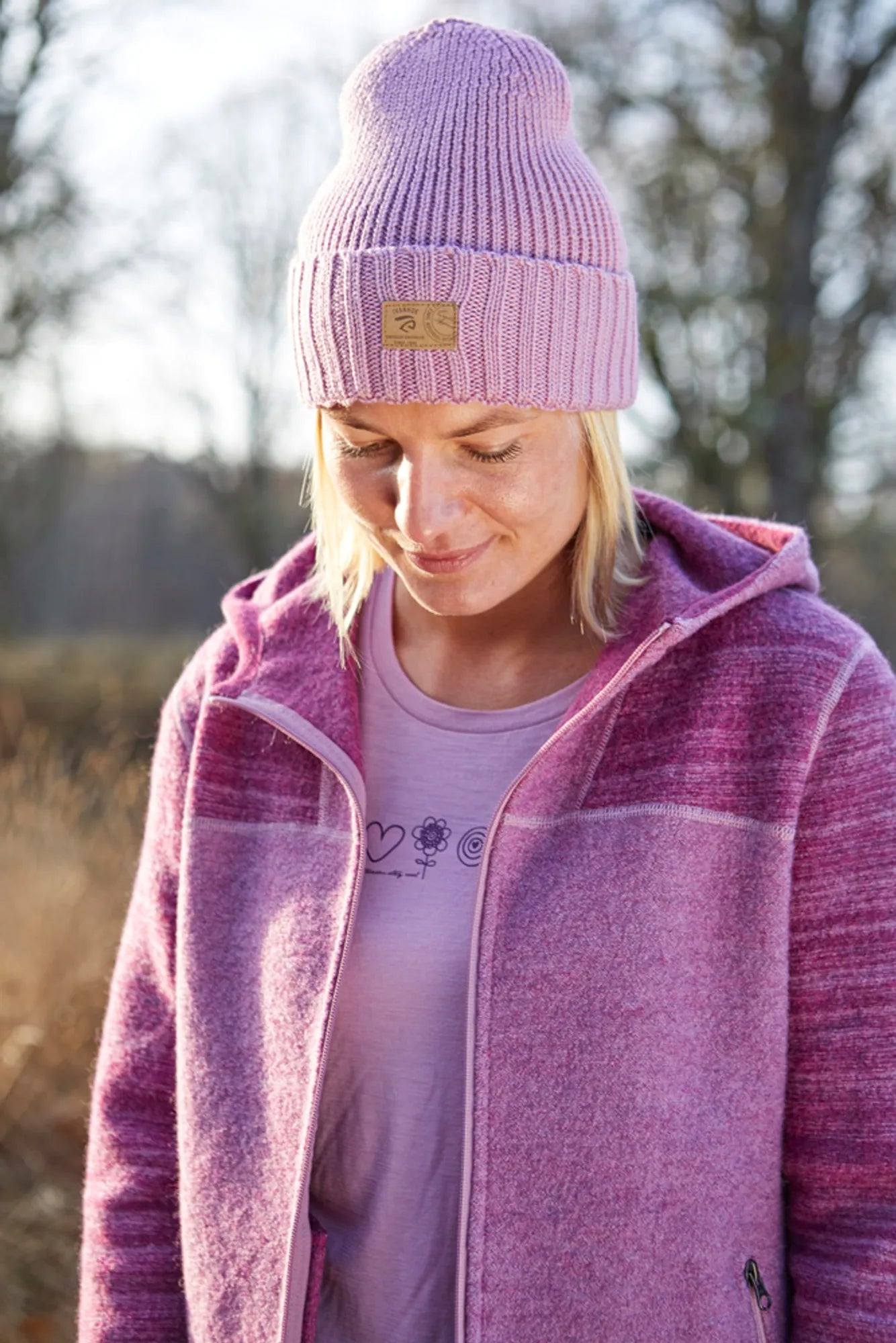 UNDERWOOL MEJA SYMBOLS, 100% EXTRA FINE MERINOULL — SWEET LILAC - Ivanhoe of Sweden