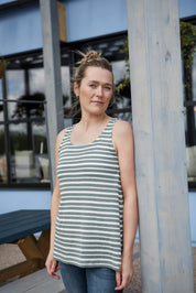 GY VIV TANK — DENIM - Ivanhoe of Sweden