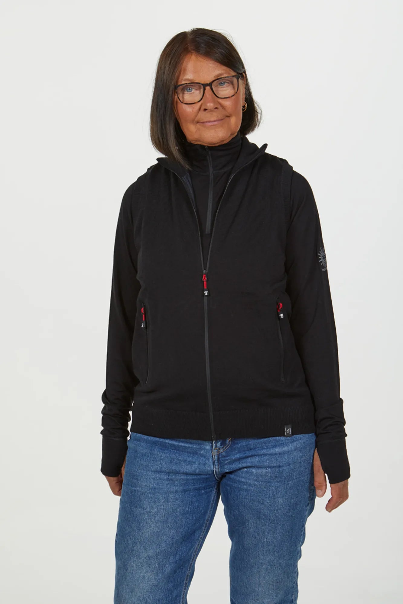 YORK VEST WINDBREAKER , 100% EXTRA FINE MERINOULL — NAVY - Ivanhoe of Sweden